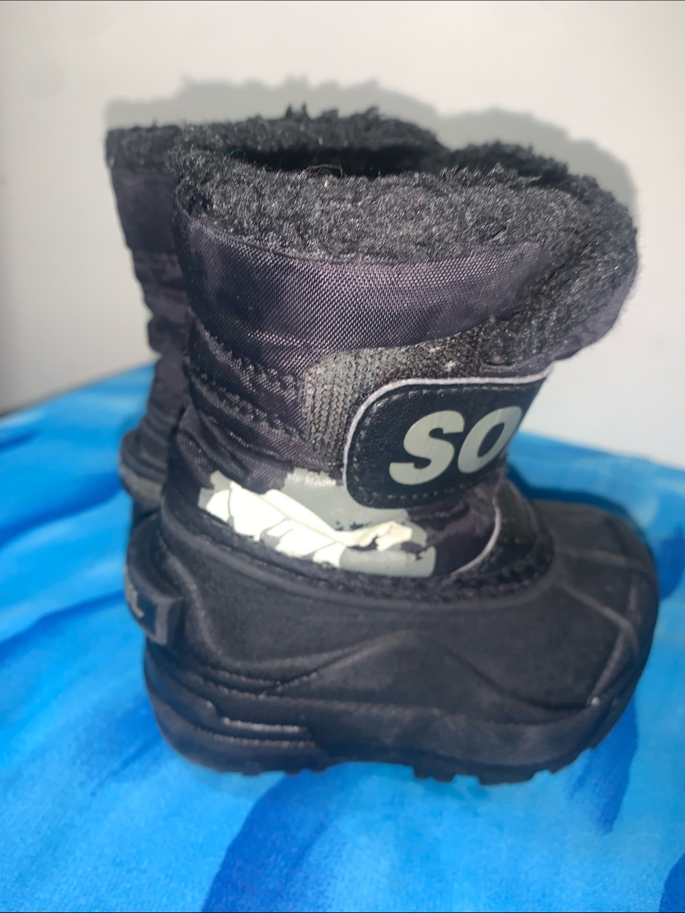 Sorel Toddler Size 5 Black Insulated Snow Boots